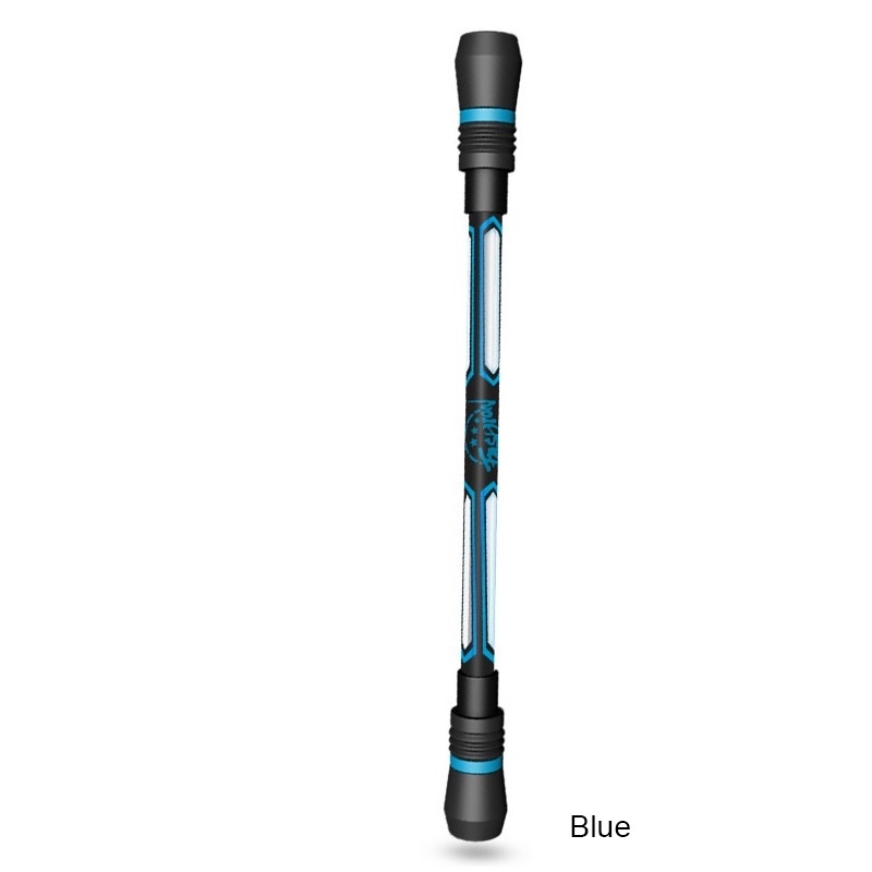 COD ❤️ Pen Puter Spinner Toys/ Spinning Pen/ Pulpen Putar Spinner/ Bolpoin Anti Slip Untuk Anak / Dewasa Anti Stress Rotating Pen Impor Harga Rendah-Bellamy's-3-Blue