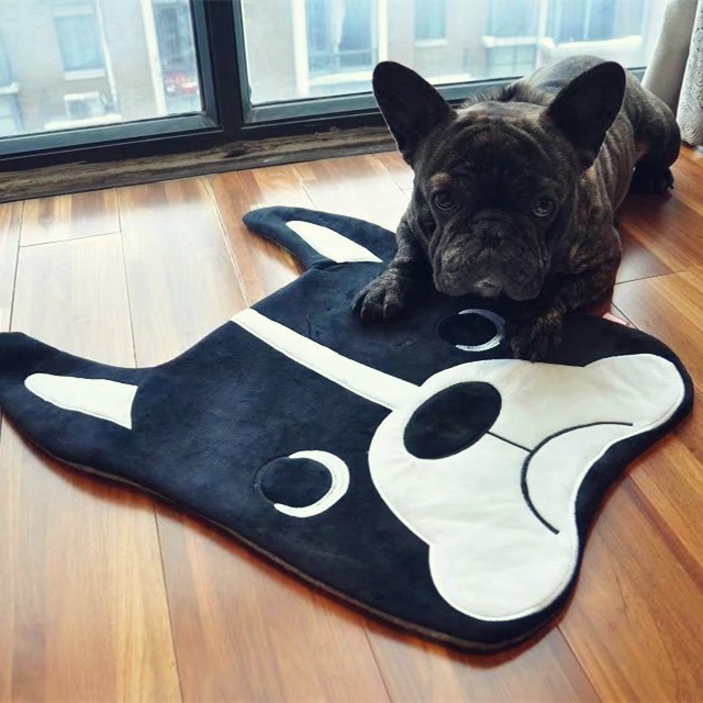 Mrboy Matras Kaki Anjing Bentuk Boneka Plush Bulldog Lucu 0 3kg