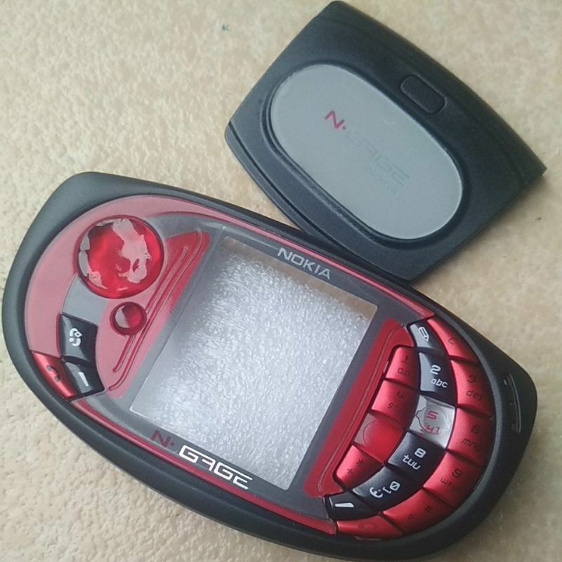 Case Casing Nokia N GAGE QD merah couple