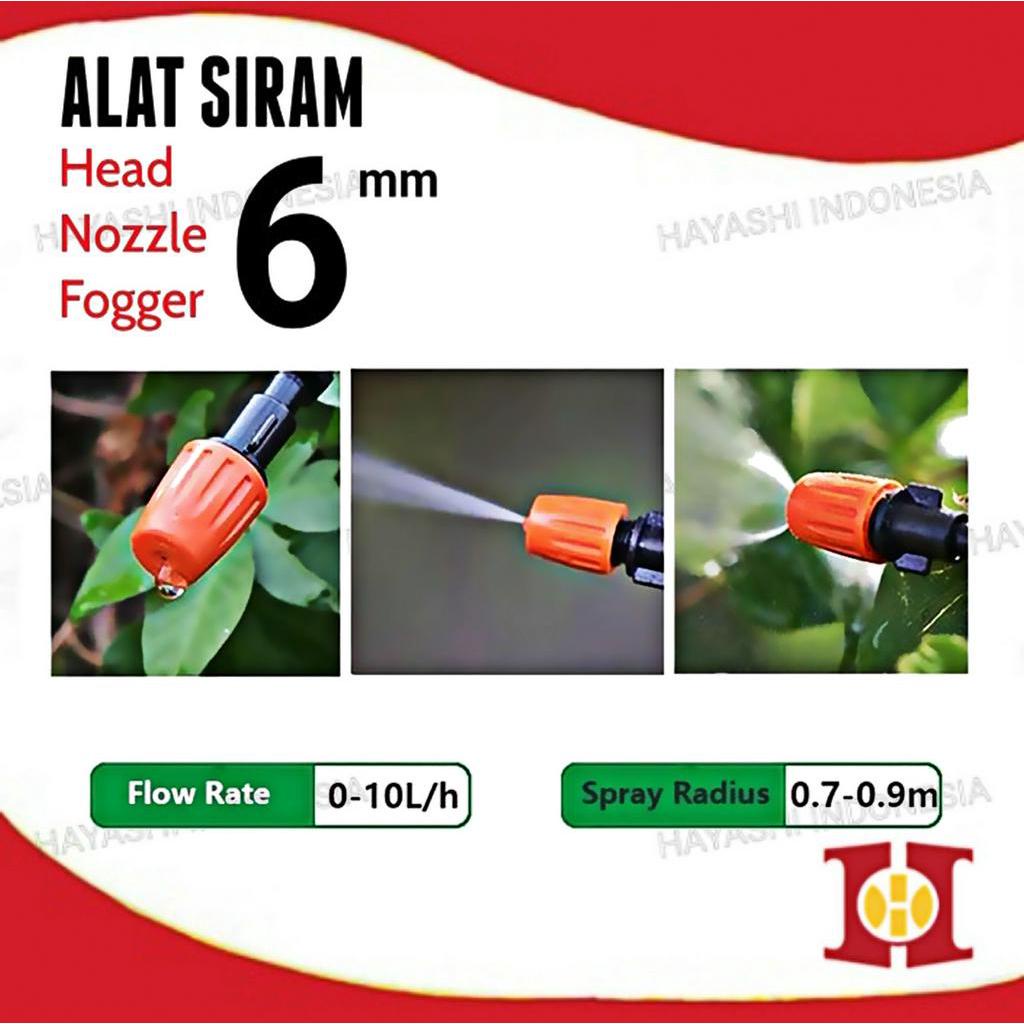 Fogger Head  Mist Nozzle for Misting  Mist Sprayer Alat Siram -10PC