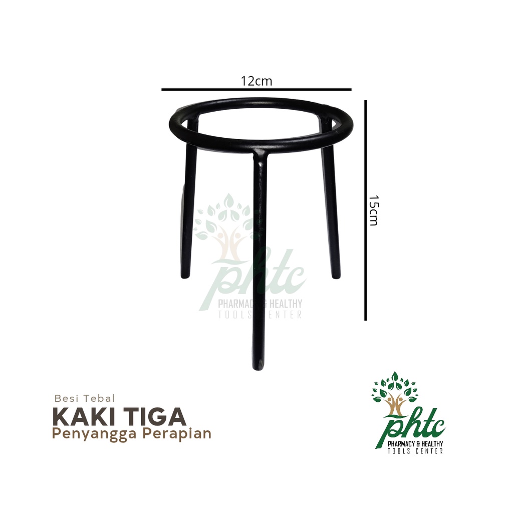 Kaki Tiga Besi l Penyangga Abses Untuk Perapian Bunsen