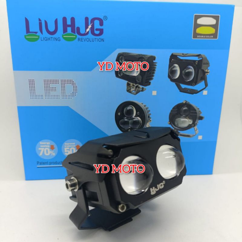 Lampu Tembak Mini Laser LED MT 27 PUTIH KUNING Original HJG