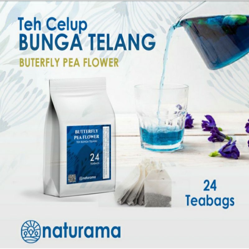 

TEH BUNGA TELANG CELUP 24 TEABAGS TEH BIRU ORGANIK