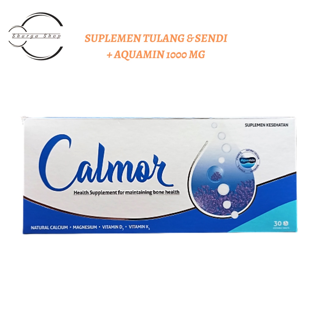 Jual CALMOR STRIP @10 TABLET KALSIUM ORGANIK RASA COKLAT BERASAL DARI 