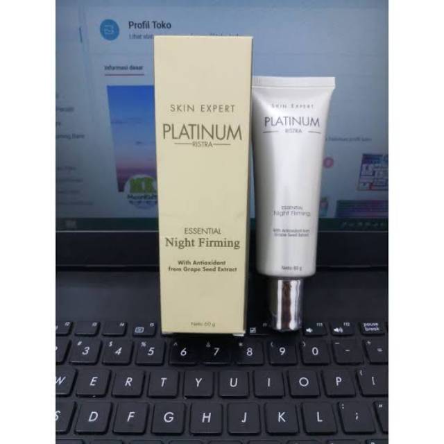 Ristra platinum essential day firming 60gr dan night firming 60gr