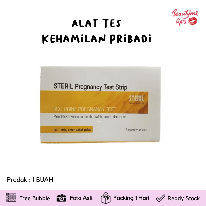 Steril - Alat Tes Kehamilan Pribadi | Steril Pregnancy Test Strip/test pack