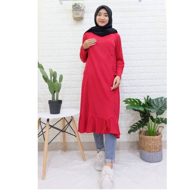 Tunik busui - baju busui - busui friendly - baju menyusui - nursing wear