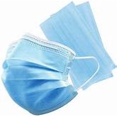 MASKER 3PLY DISPOSABLE FACE MASK - MASKER 3 PLY BIRU 1BOX ISI 50PCSL