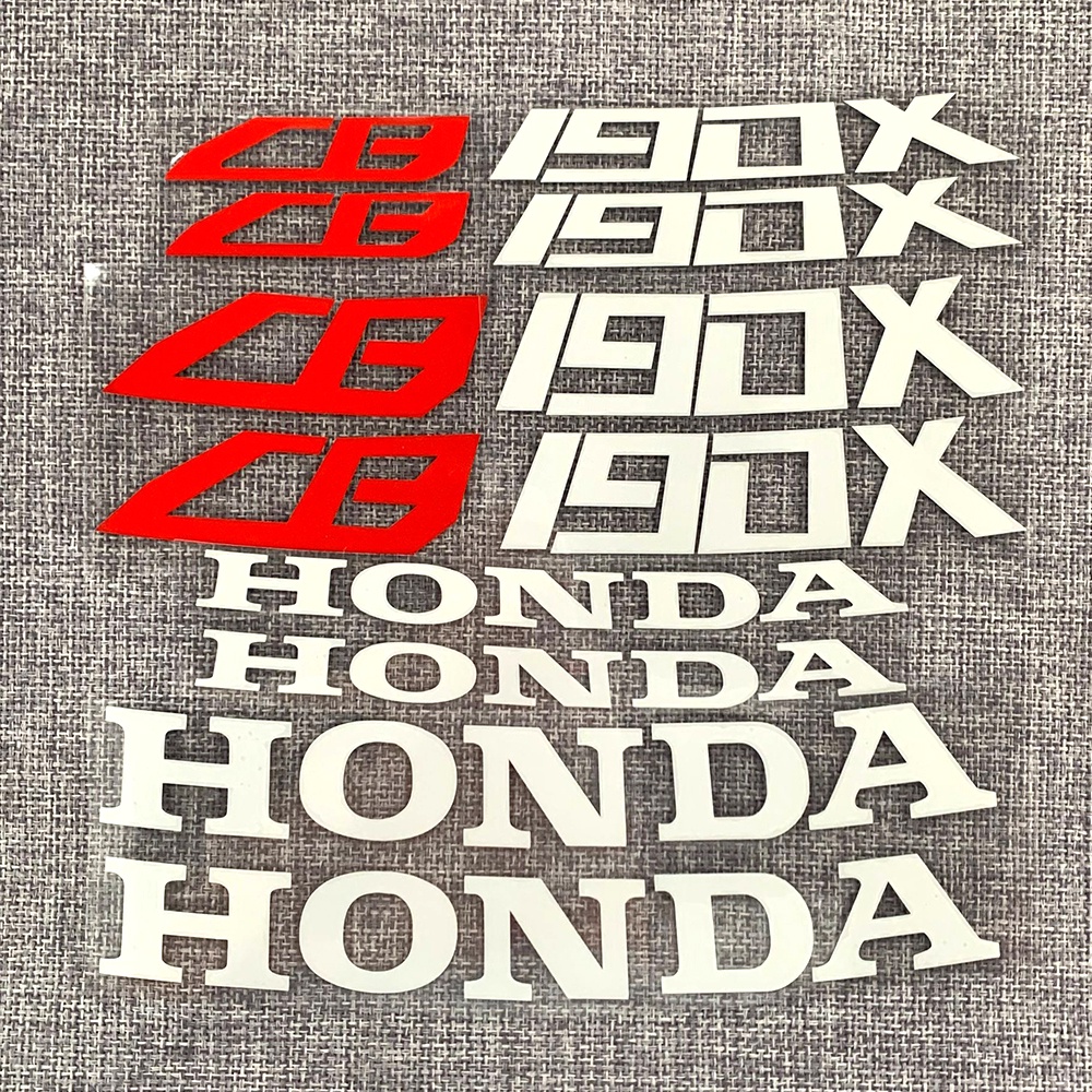 1 Set Stiker Reflektif Anti Air Untuk Dekorasi Motor Honda 190X CBF,CBF 190R,CB 190X,190R CB