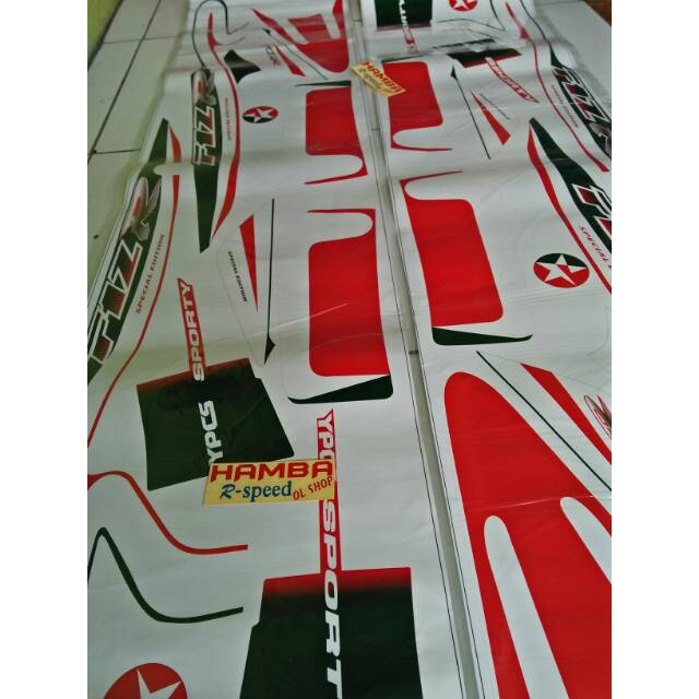 Striping yamaha fiz r caltex kaltek hijau