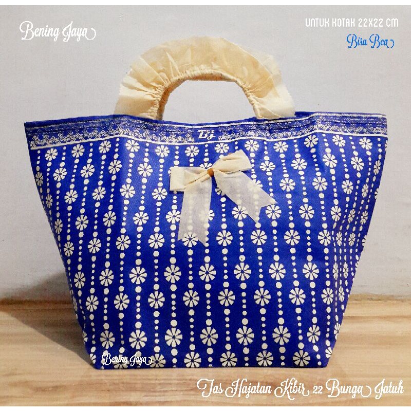 

Tas Hajatan Goodie Bag Kibir 22 Bunga Jatuh Biru BC