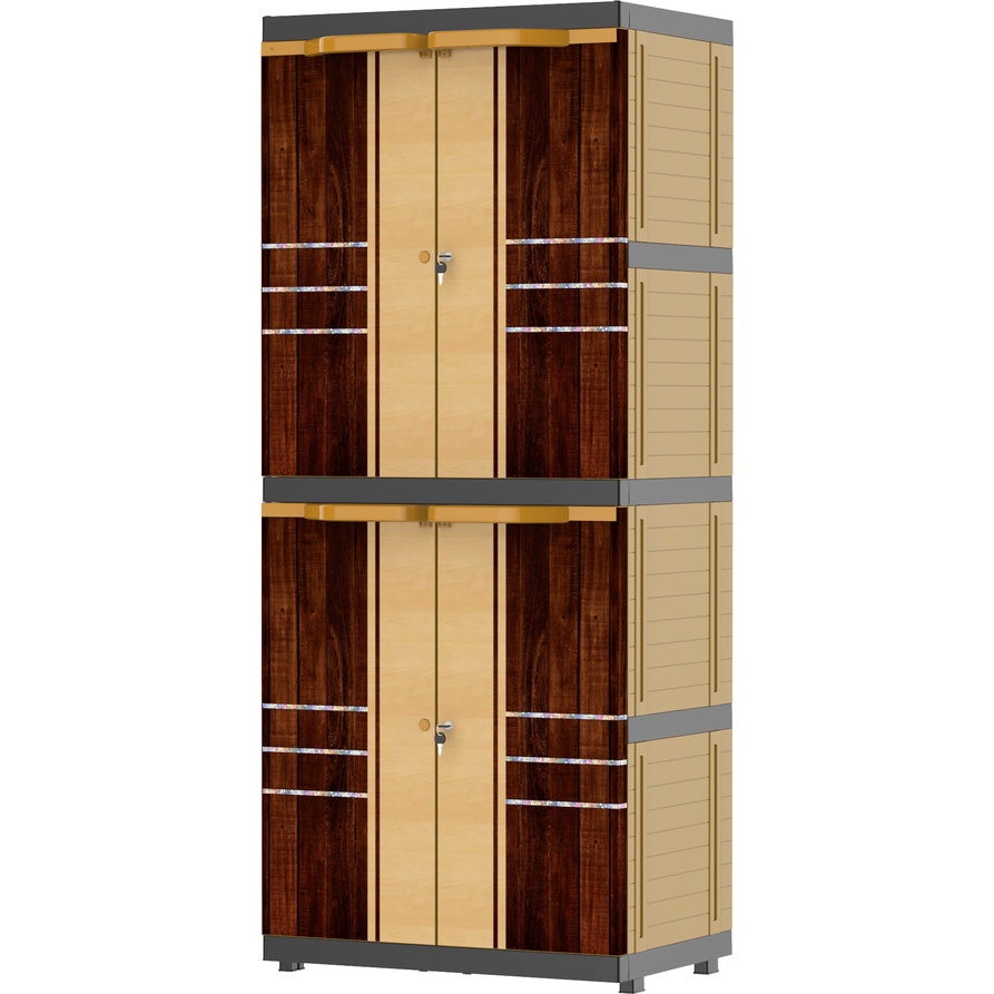 Lemari Baju Plastik MSC Boston Naiba - 9204 (Instant)