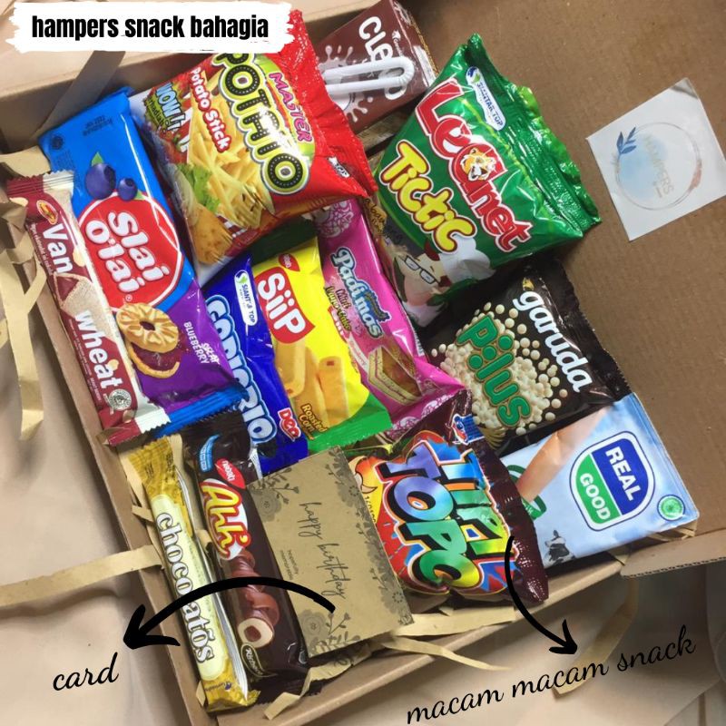 

Hampers snack box / gift box snack / graduation/birthday