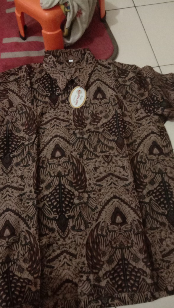 Baju Batik Pria Slimfit Big Size M L Xl Xxl Atasan Kemeja Batik Lengan Panjang Original