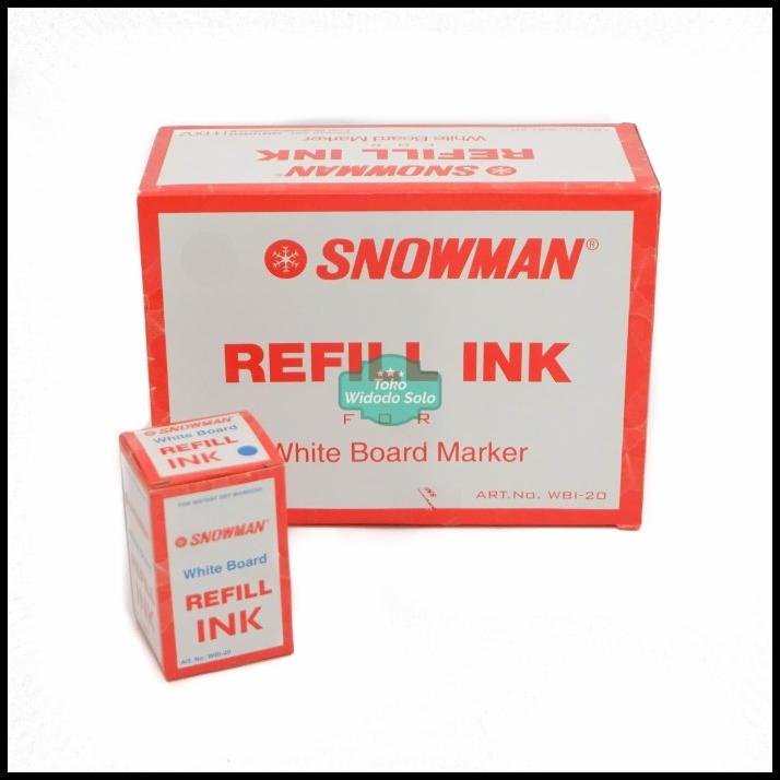 

Tinta Spidol White Board Snowman Wbi20 Biru 1 Buah