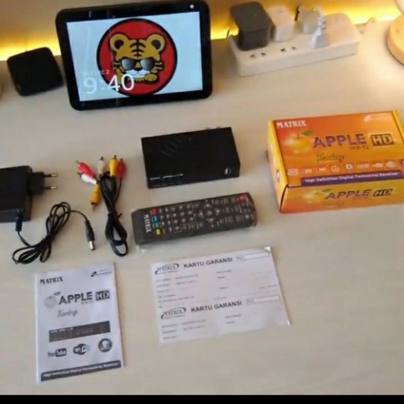 Set top box  STB matrix kuning Digital support Free HDMI