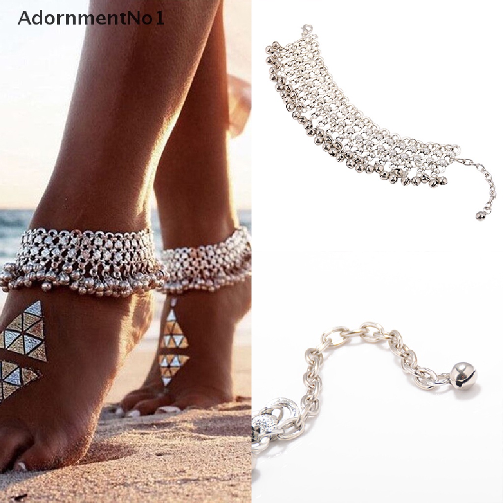 (AdornmentNo1) Gelang Kaki Rantai Silver Sexy Untuk Wanita