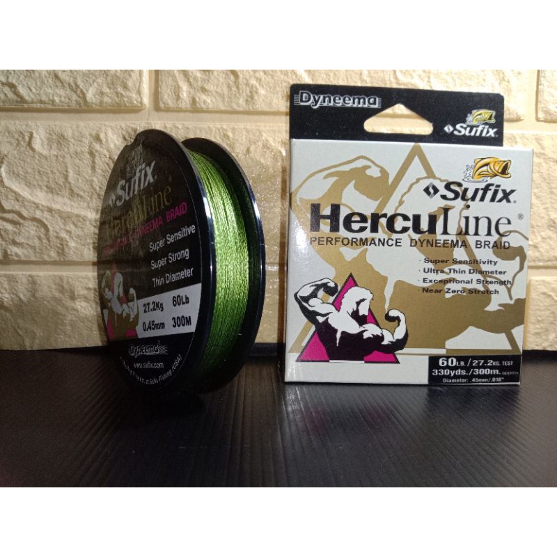PE sufix Herculine dyneema braid 60LB
