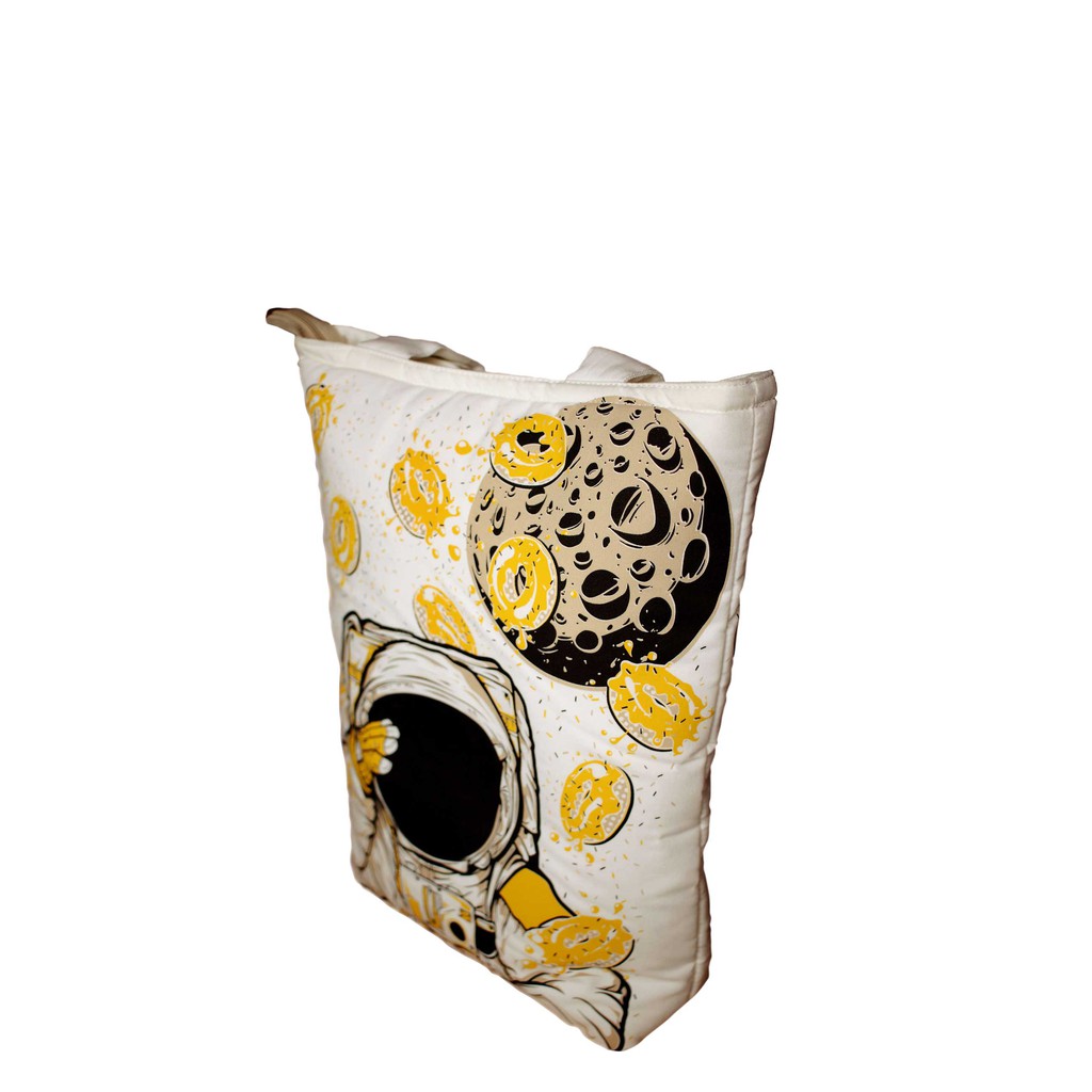 Tote Bag Kanvas Doughnut