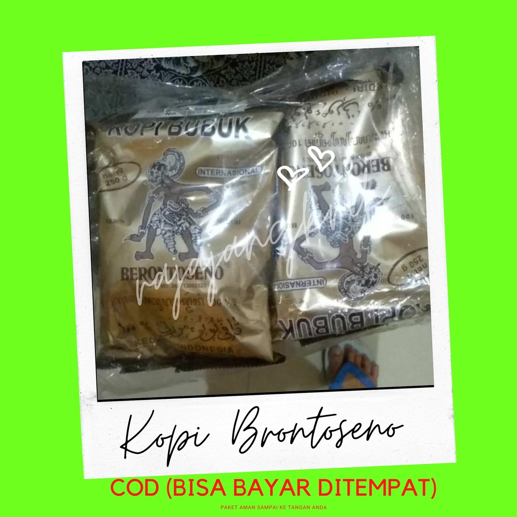 

Kopi bubuk brontoseno kemasan 250gram buat yang kangen kota kediri