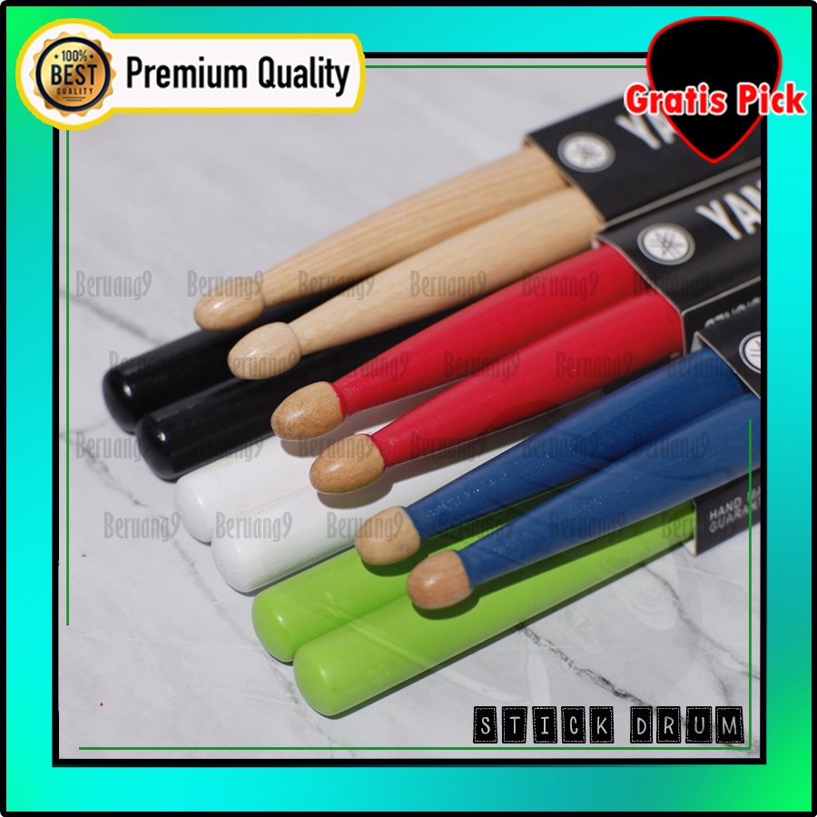 Stick Drum Import Ukuran 5A &amp; 7A Import High Quality Material Oakwood Stik Drum