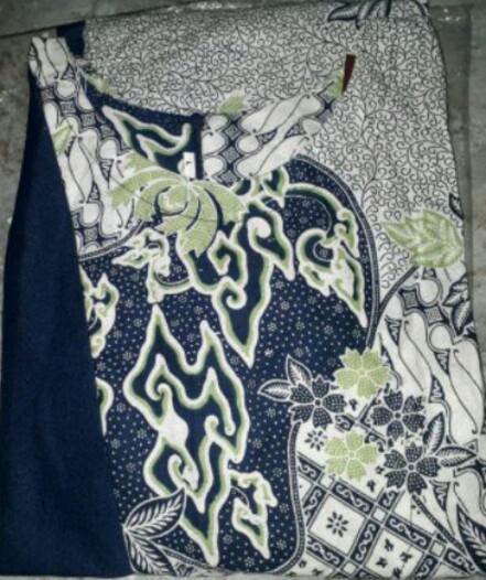 Dress Tunik Batik Tradisional Kantor Wanita Kombinasi Fashion. Best Seller