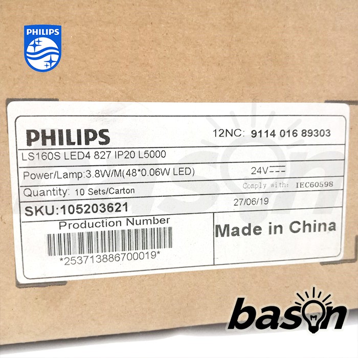 PHILIPS LS160S 400lm/m 5Meter 24Volt - LED Strip Dimmable FlexCove G3 IP20 / IP44