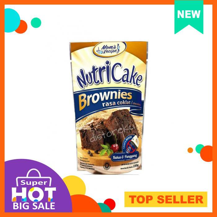 Nutricake Tepung Brownies Rasa Coklat Tanpa Mixer Praktis Dan Instan