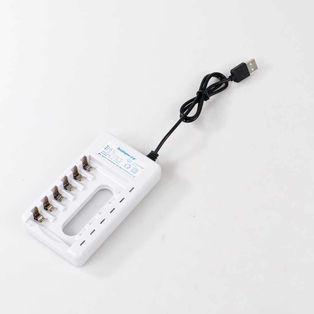 Charger Baterai 6 slot for AA AAA Ni-MH Ni-CD DP-U06