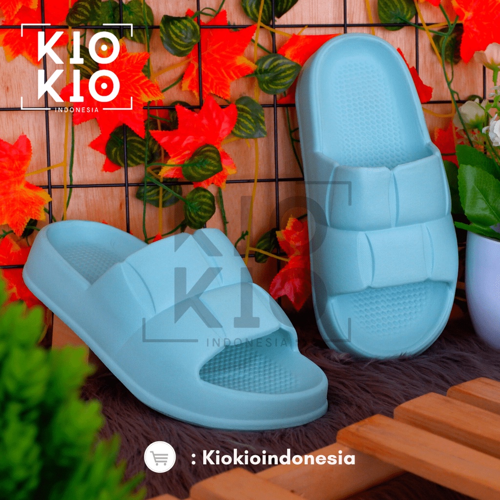 Sandal Slop/Sendal Selop Eva Korean Jelly Soft Slipper Anti Slip, Anti Air, Elastic Empuk EVA