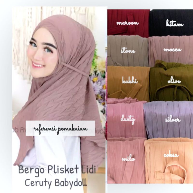 Bergo Plisket Padi