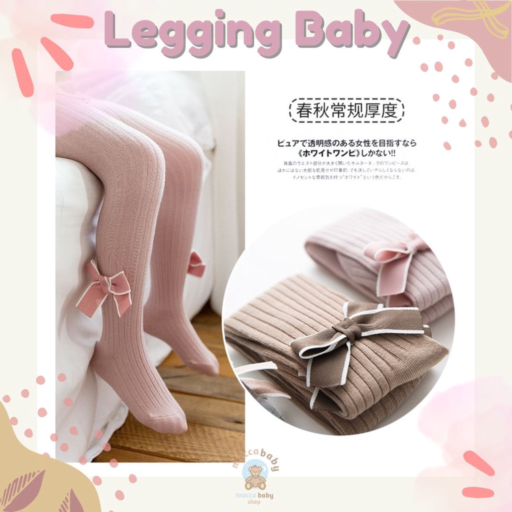 MBSS - PORRINE Legging Anak Import Korean 0-6 Tahun Premium Leging Stocking Anak Perempuan Import