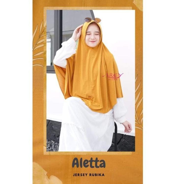 (Original Arey) ALETTA jilbab instan jersey rubikajilbab instan pethijab syar'i ◦ BLK.25Au22w