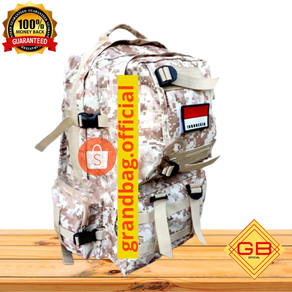 Tas Tentara Tactical Army Loreng Militer Ransel TNI Doreng Malvinas Lebanon accupat doreng gurun