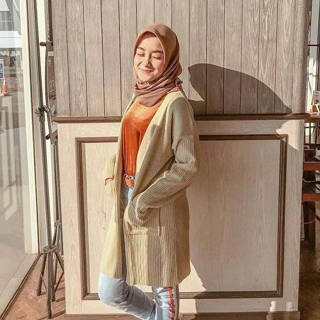 Long Outer  knit RAJUT  PREMIUM Shopee Indonesia