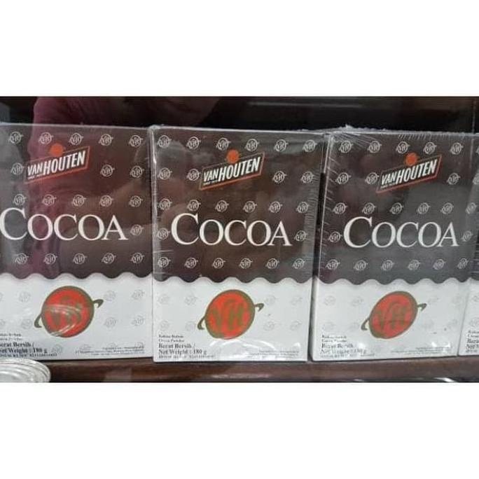 

paling berkualitas dan terlaris Van Houten Cocoa Powder 180gr Kemasan