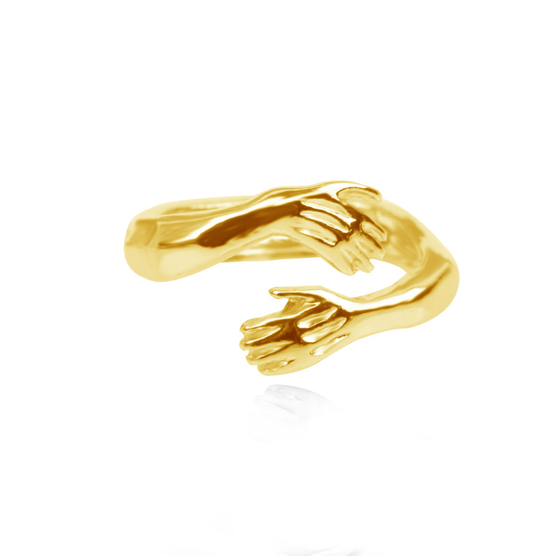 Cincin Jari Model Terbuka Dapat Disesuaikan Gaya Romantis Untuk Pria Dan Wanita