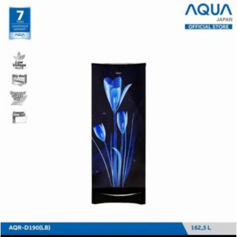lemari es Aqua 1 pintu refrigerator Aqua 190 lb kulkas 1 pintu