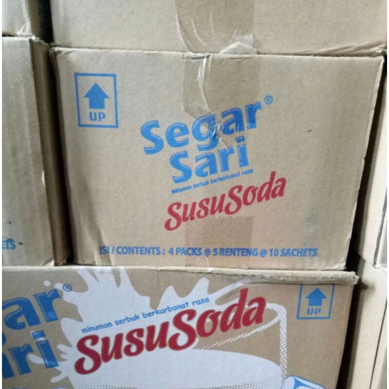 Segar Sari Susu Soda 10 x 20gr
