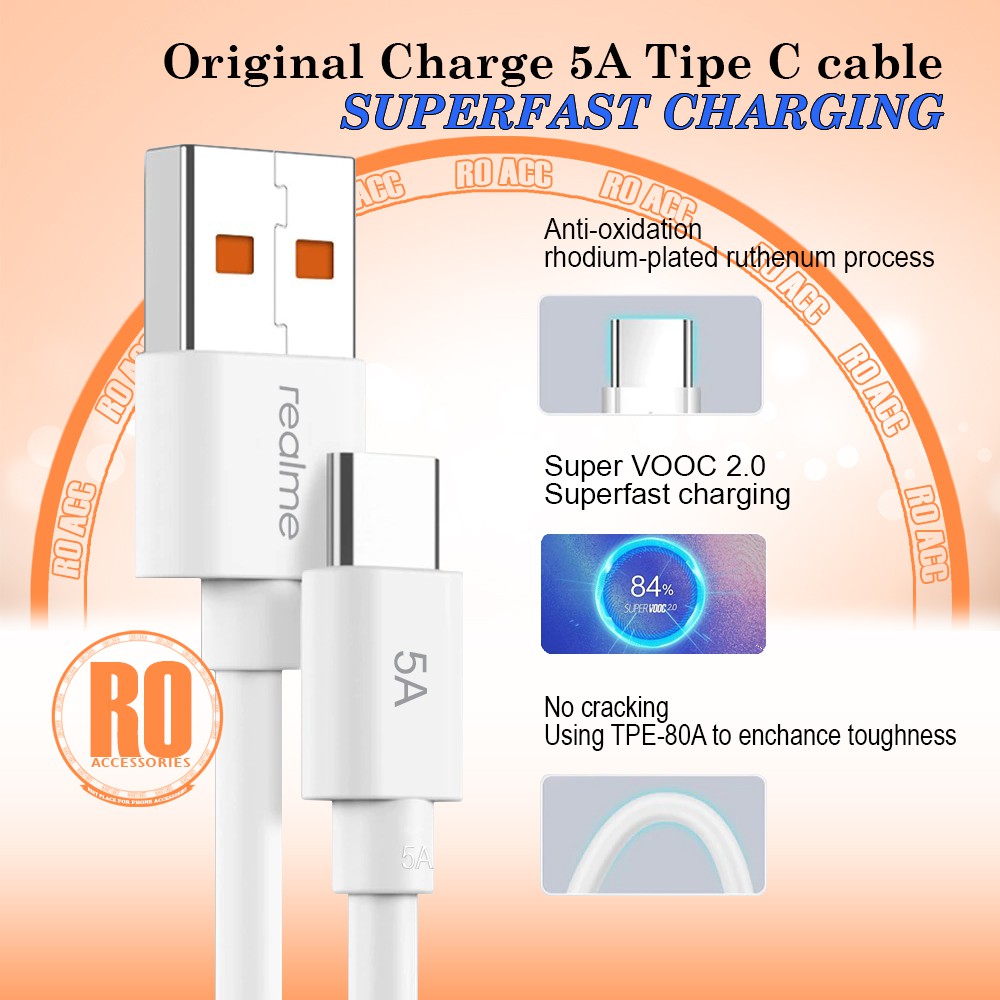 [RO ACC] K1 KABEL DATA BRANDED SUPER FAST CHARGE 5A TYPE C