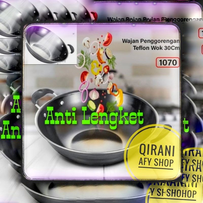 WAJAN/WAJAN PENGGORENGAN/WAJAN TEFLON/WAJAN ANTI LENGKET/WAJAN ANTI GORES/WAJAN SET