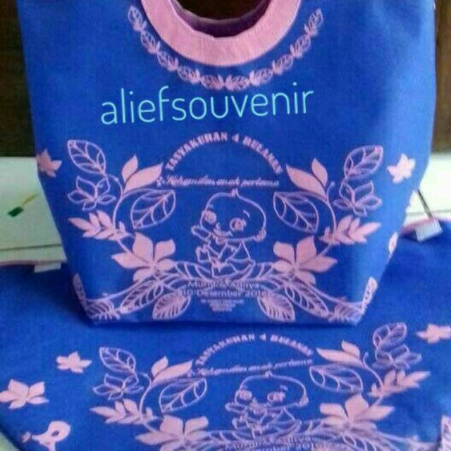 Tas hantaran berkat pegangan bulat tas hajatan murah