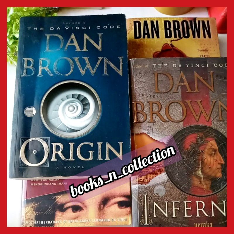 novel DAN BROWN Original The Da Vinci Code Origin Preloved terjemahan