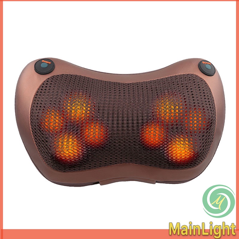 RUOKEY Bantal Pijat Shiatsu Heat Neck Massage Pillow 8-2 - CHM-8028