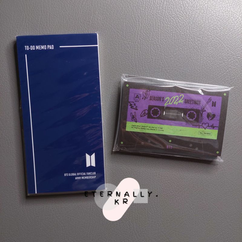 

[READY] BTS MEMOPAD MEMO NOTES MEMBERSHIP SEASON GREETINGS 2022 SG22