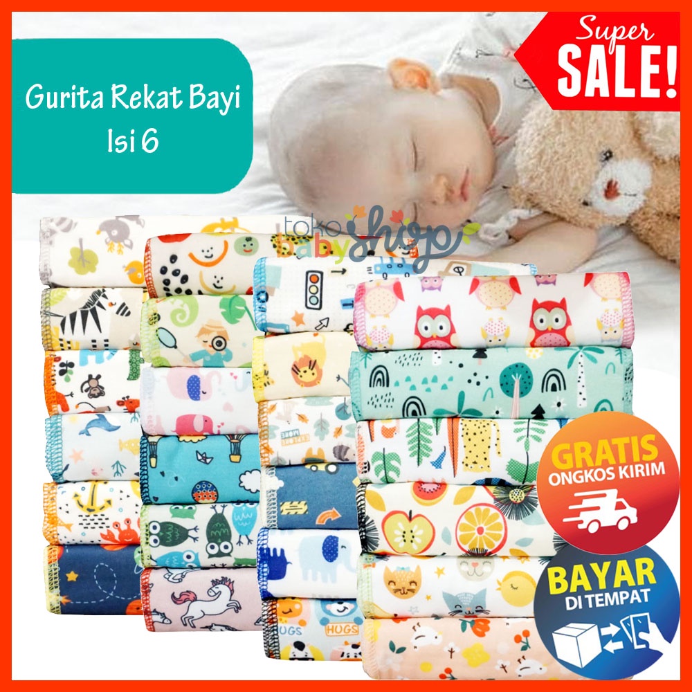 CARTERLOVE Gurita Bayi Isi 6 Rekat Instan / Perekat PREMIUM
