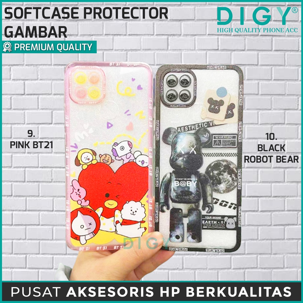 Softcase Protector Gambar IPHONE IP 13 6.1 IP 13 PRO IP 13 PRO MAX IP 12 6.1 IP 12 PRO MAX SAMSUNG A12 M12 A02S no 6-10