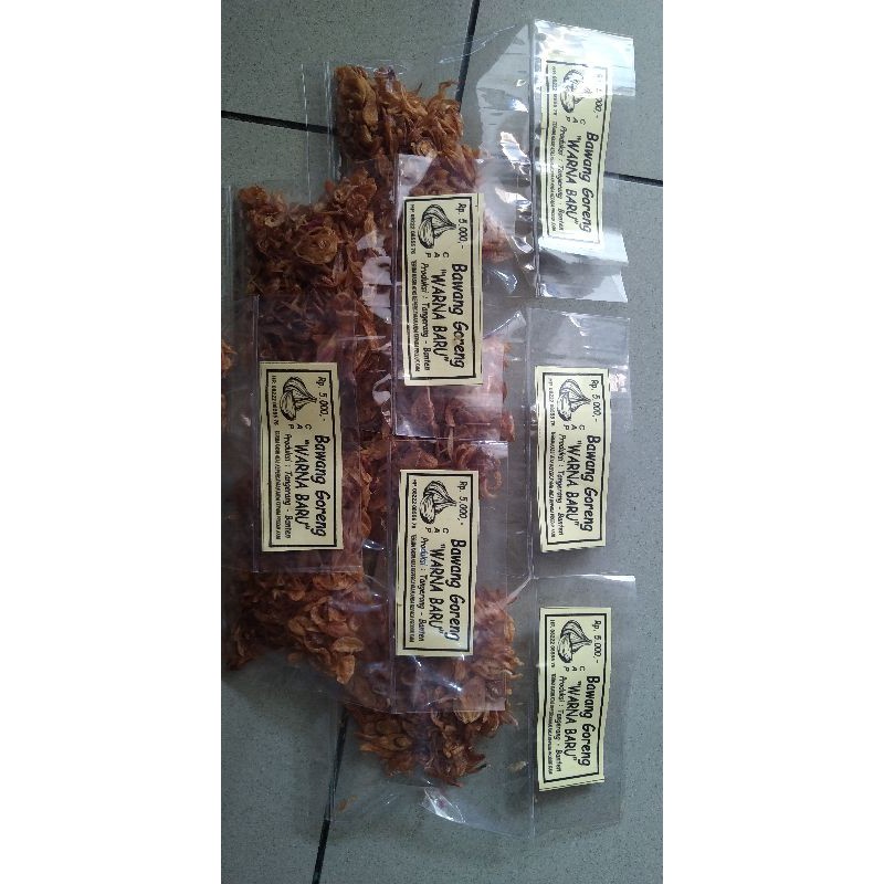 

bawang goreng kemasan ekonomis 25gr