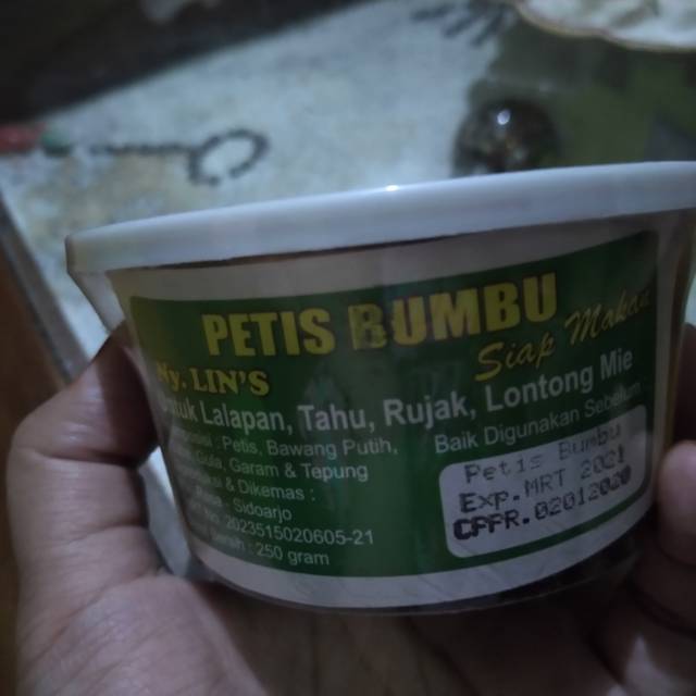 

Petis bumbu cap ny. Liem 250 gram