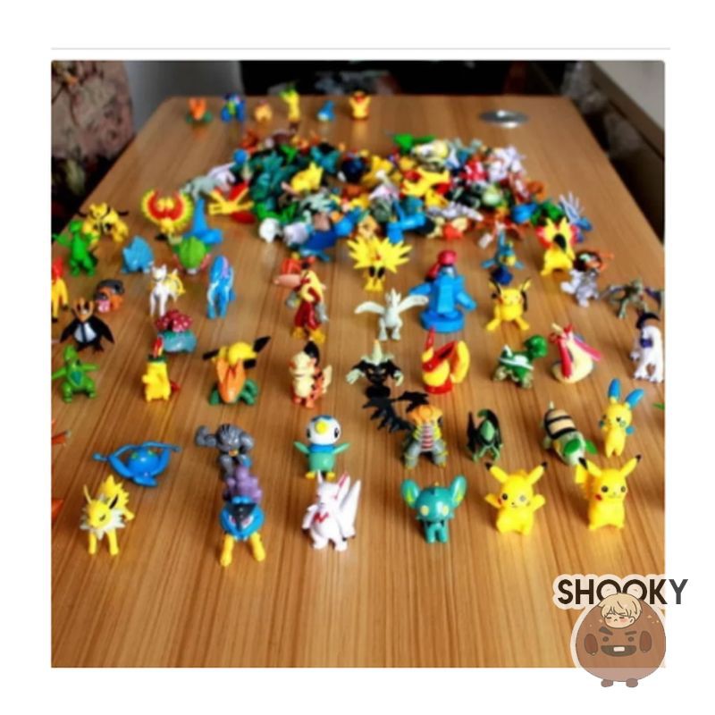 Pokemon Action Figure 24pcs Random Murah - Pokemon Figure